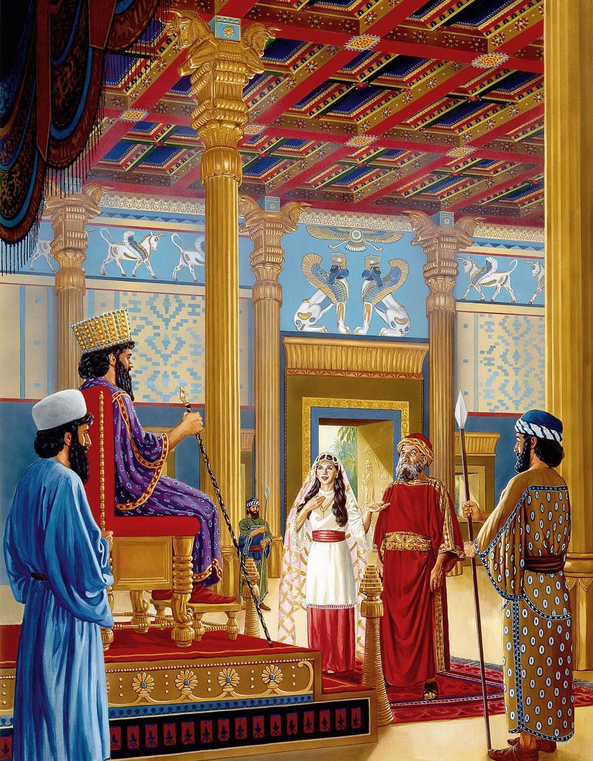 داریوش بزرگ در کاخ پرسپولیس