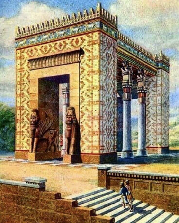 بازسازی هنری دروازه پرسپولیس